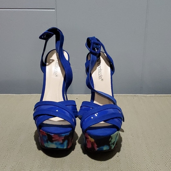 Flower Blue Platform - Picture 2 of 7